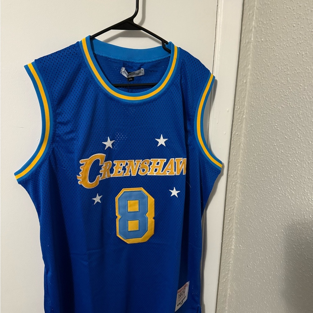 Blue Alt Kobe Crenshaw Basketball Jersey NWT